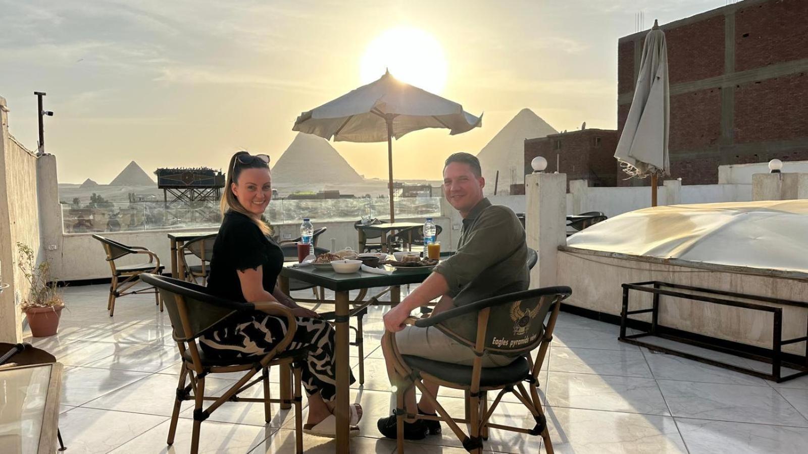 Eagles Pyramids View Hotel Kafret el-Gabal Екстериор снимка