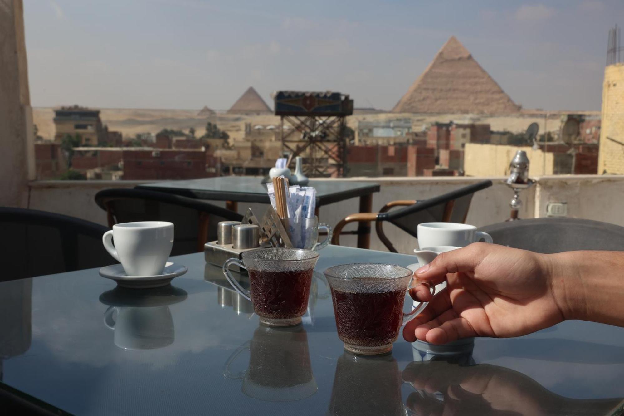 Eagles Pyramids View Hotel Kafret el-Gabal Екстериор снимка